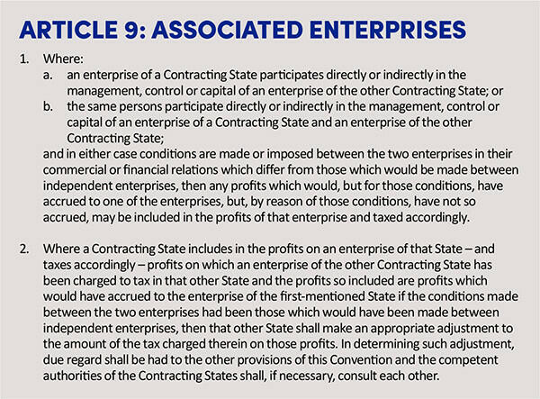 Article 9: Associated Enterprises