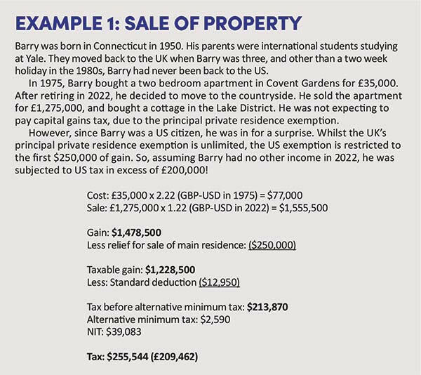 Example 1: Sale of Property