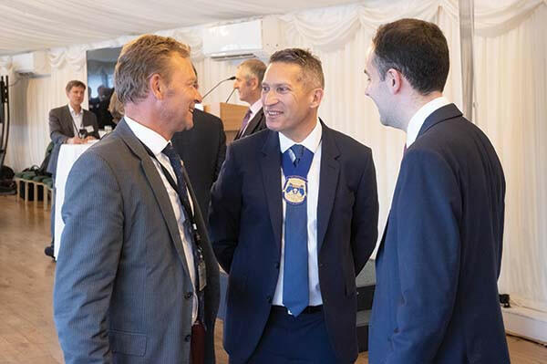 Left to right: Craig Mackinlay MP, Gary Ashford, James Murray MP