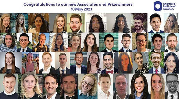 New Chartered Tax Advisers at the evening Admission Ceremony.