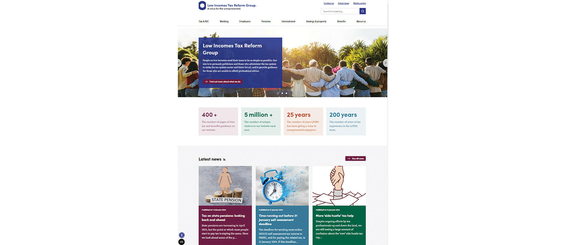 Website: New LITRG website launched