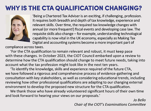 Why is the CTA qualification changing?