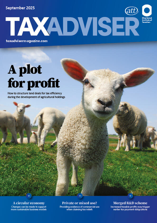 Tax Adviser magazine september 2025
