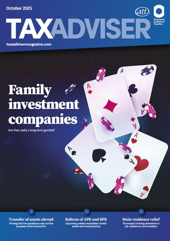 Tax Adviser magazine october 2025