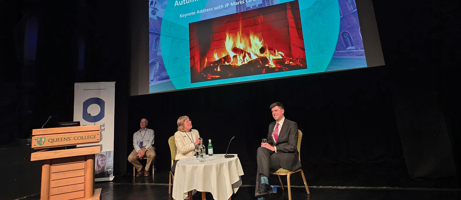 Fireside chat with JP Marks at the Cambridge conference