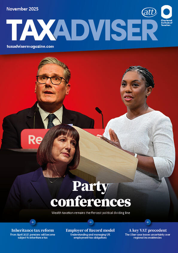 Tax Adviser magazine november 2025