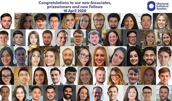 New Chartered Tax Advisers at the evening Admission Ceremony