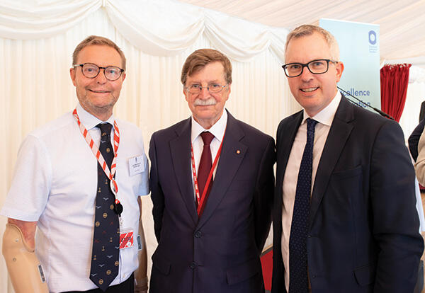 Lord Mackinlay, Paul Aplin and Shadow Exchequer Secretary James Wild