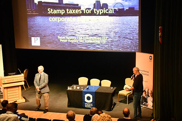 Peter Rayney, Tax Consulting Ltd, and Jonathan Riley, Vice President, CIOT