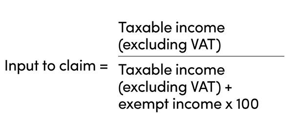 Partial exemption in VAT registered businesses | Tax Adviser