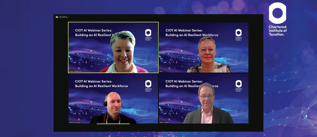 Webinars: CIOT AI webinar series: Building an AI resilient workforce
